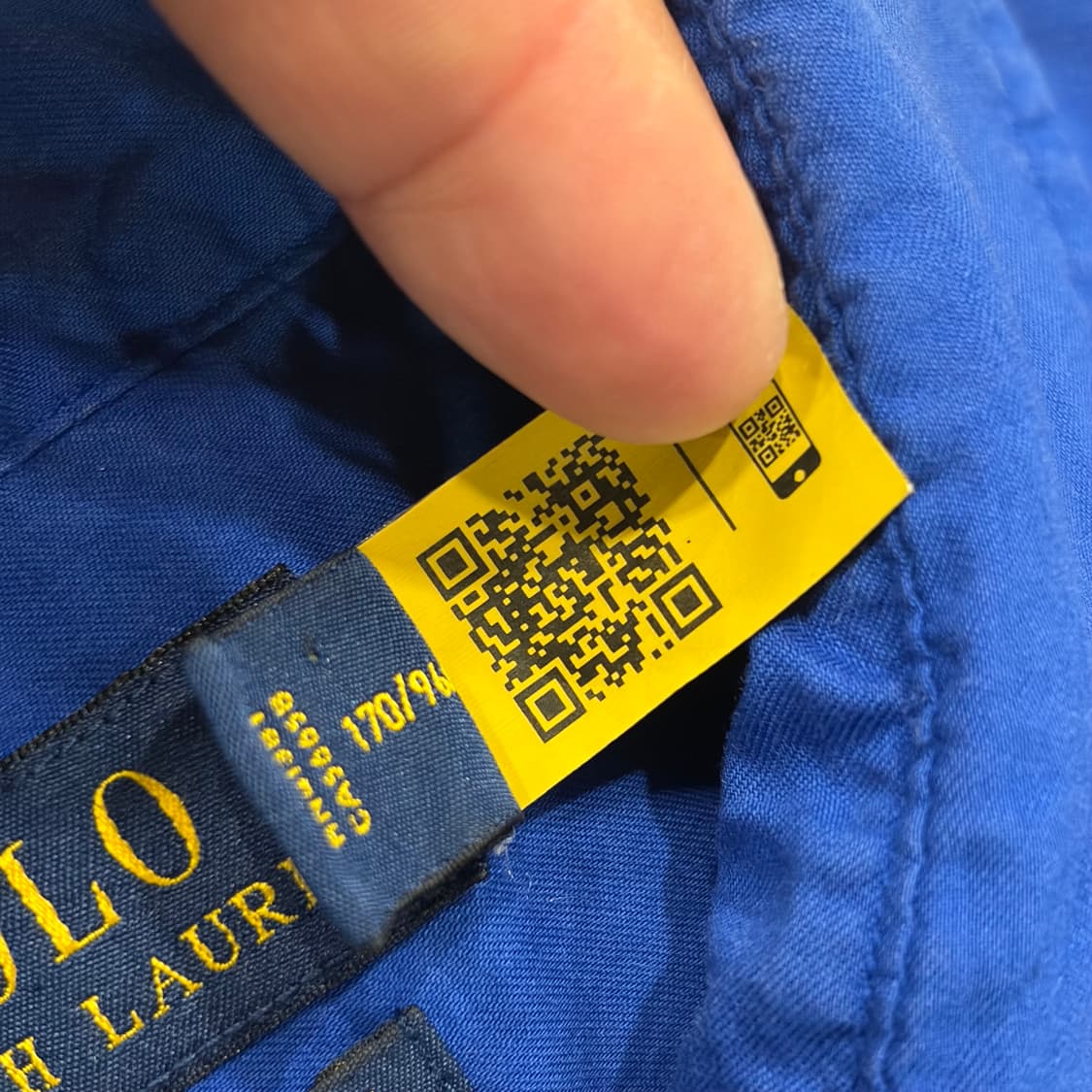 [L] 폴로 랄프로렌 신형 큐알 릴렉스드핏 블루 셔츠 C258 상품이미지5