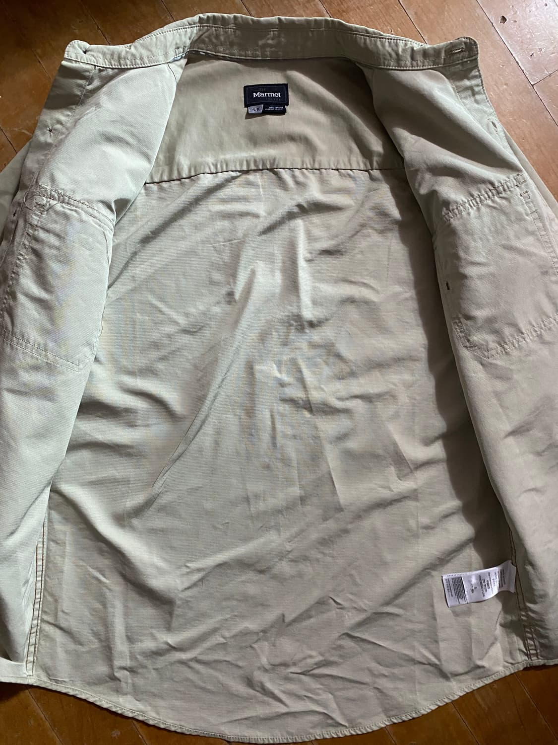 마모트 베이지 아웃도어 남방 S (95) 상품이미지5