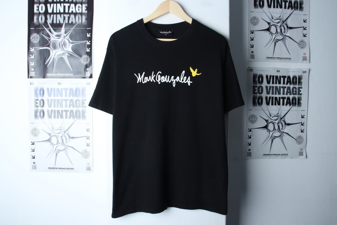 (L-XL) 마크곤잘레스 반팔 티셔츠 레터링 블랙 올드스쿨-7B68 상품이미지2