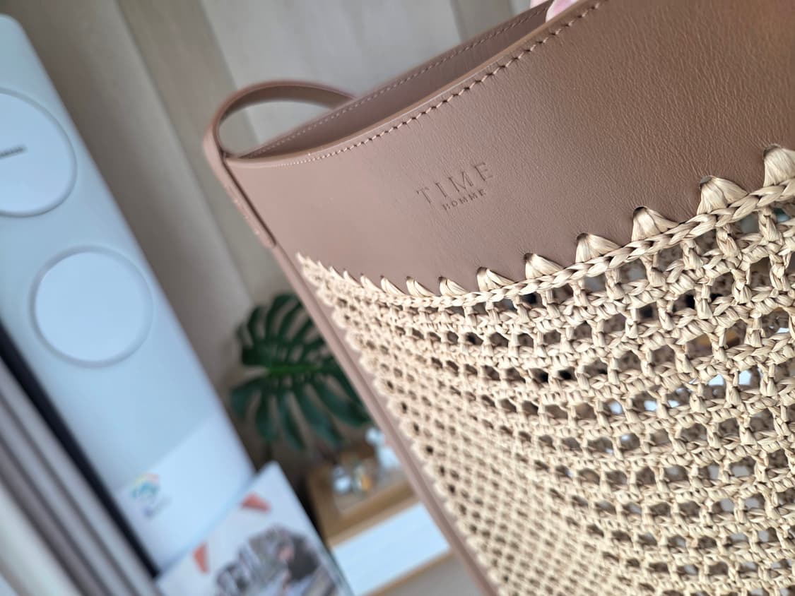 [정품] 타임옴므 22ss 보헤미안 레더 크로셰 숄더백 상품이미지2