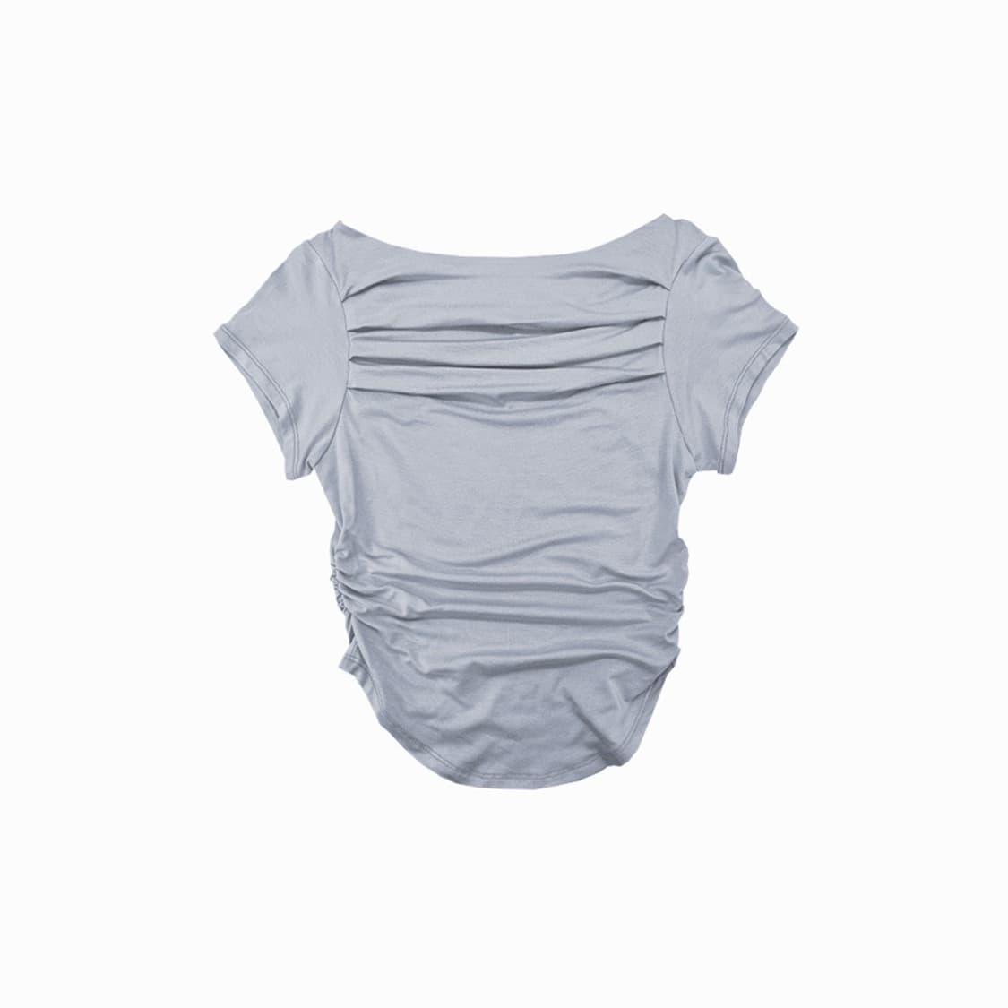 플리즈노팔로우 플노팔 로즈 셔링 탑 애쉬 그레이 상품이미지1