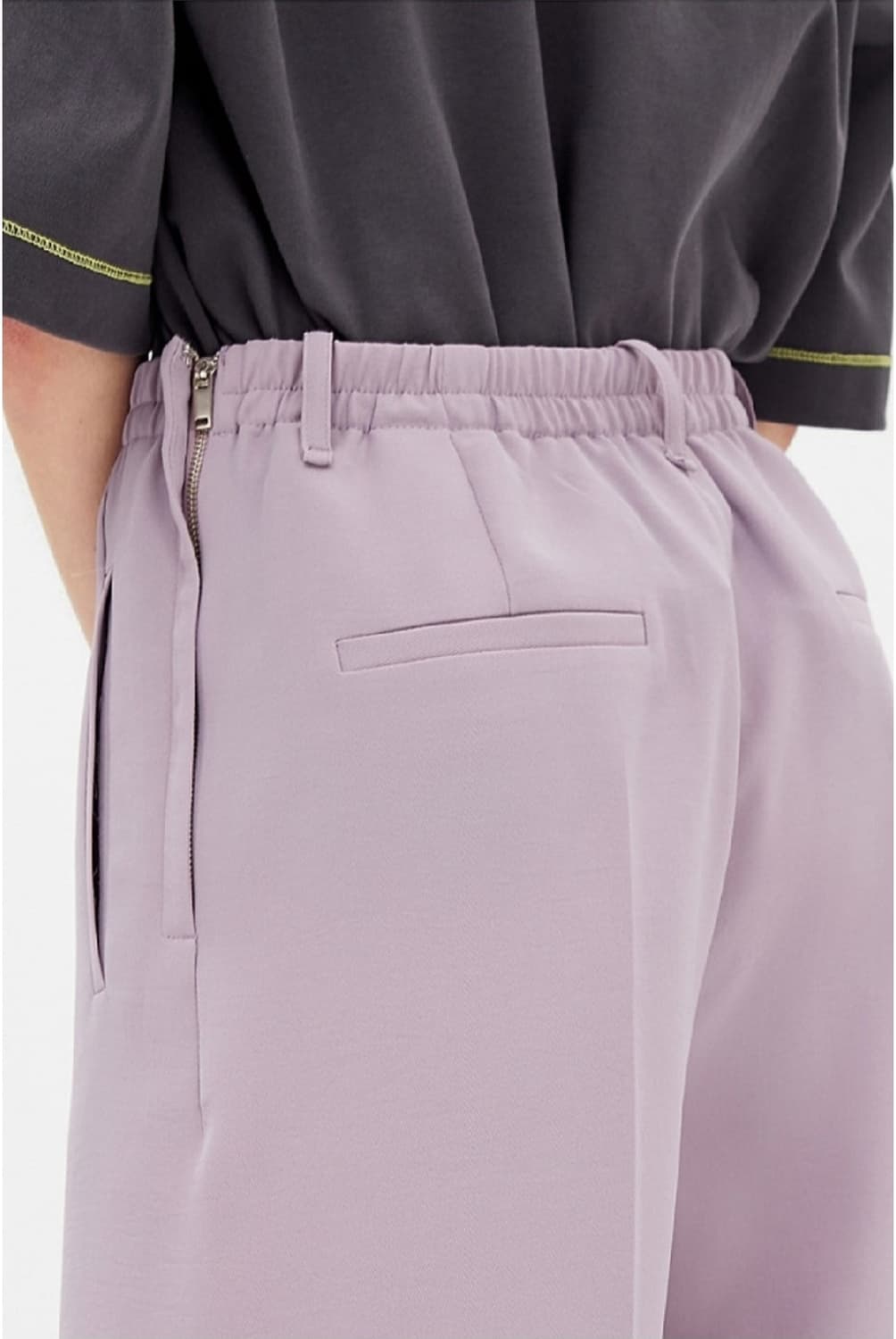 시스템 밴딩 와이드팬츠 66사이즈 상품이미지2