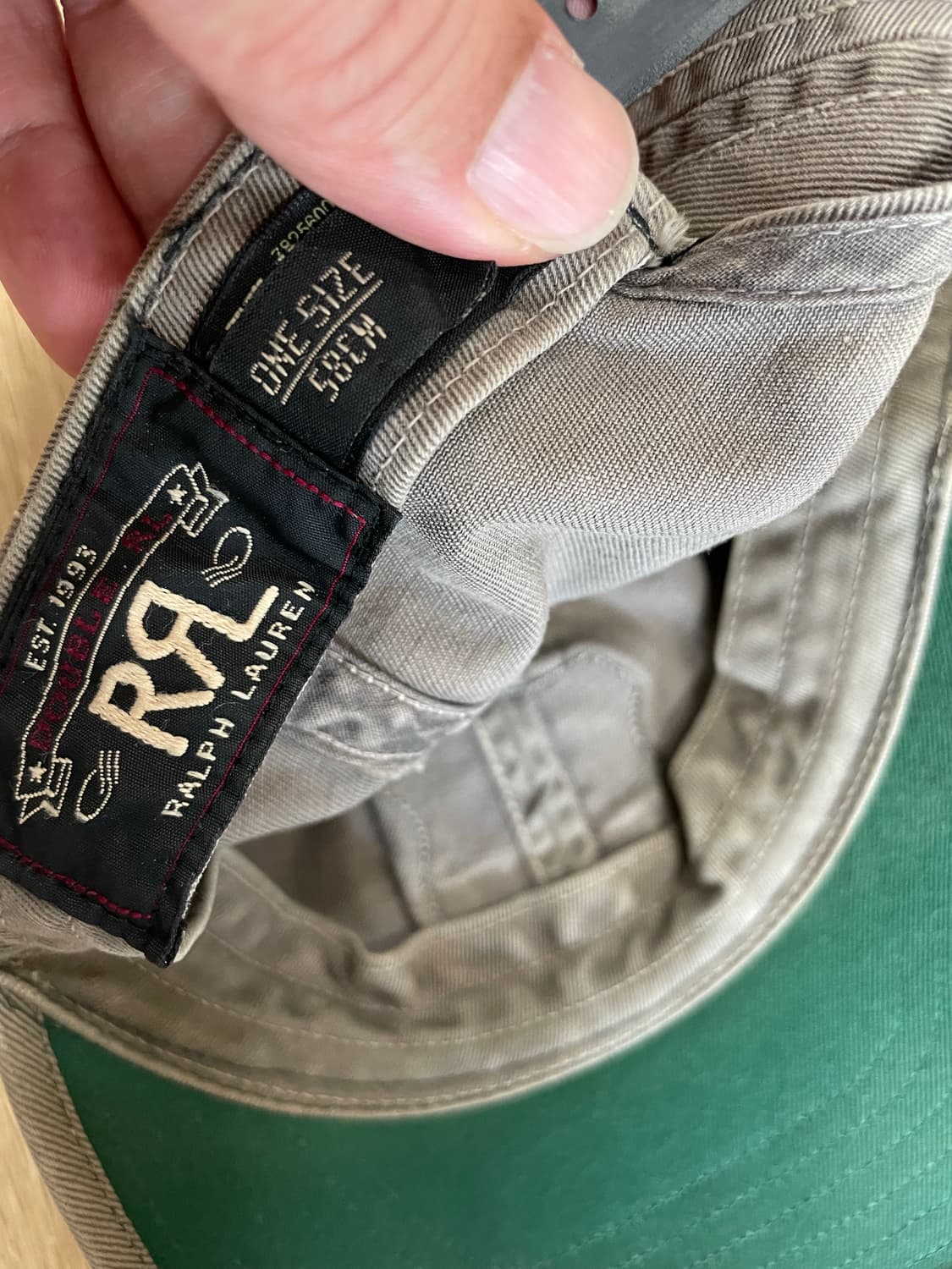 택포) 더블알엘 rrl 패치로고 선페이드 빈티지 모자 볼캡 상품이미지4