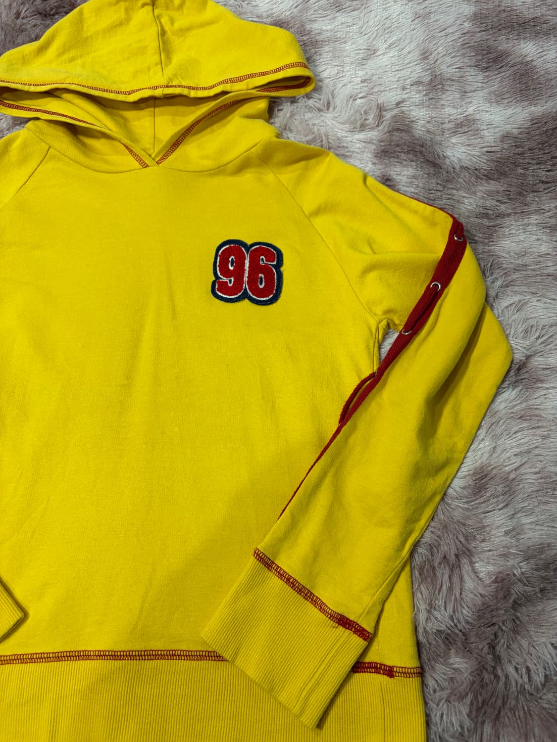 00‘s 와투케 키치 스티치 후드티 상품이미지2