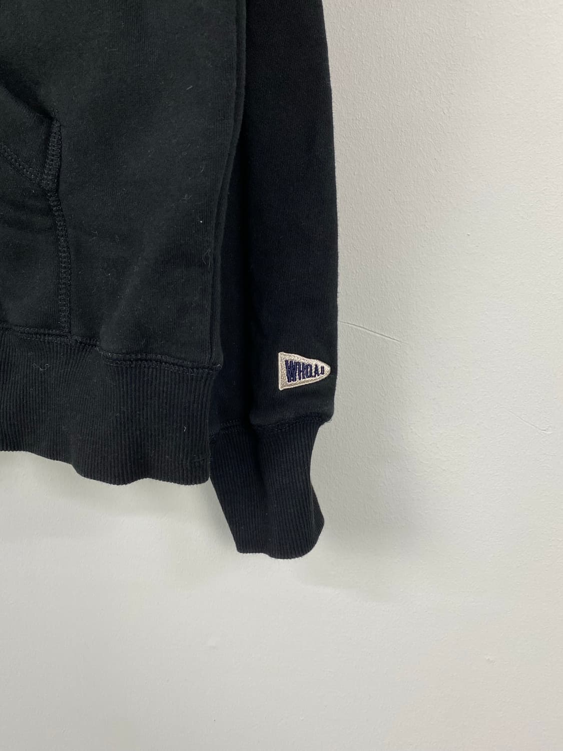 후아유 WhoAU 블랙 후드집업 M 상품이미지3