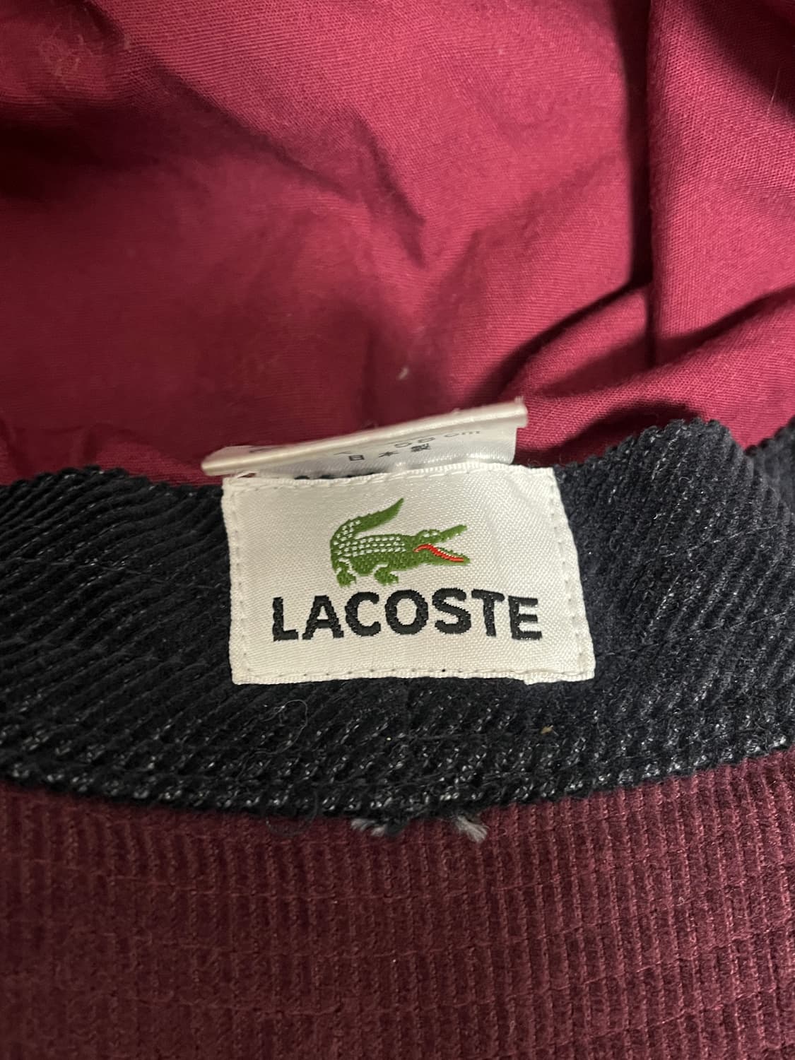 라코스테 코듀로이 벙거지 버킷햇 모자 상품이미지6