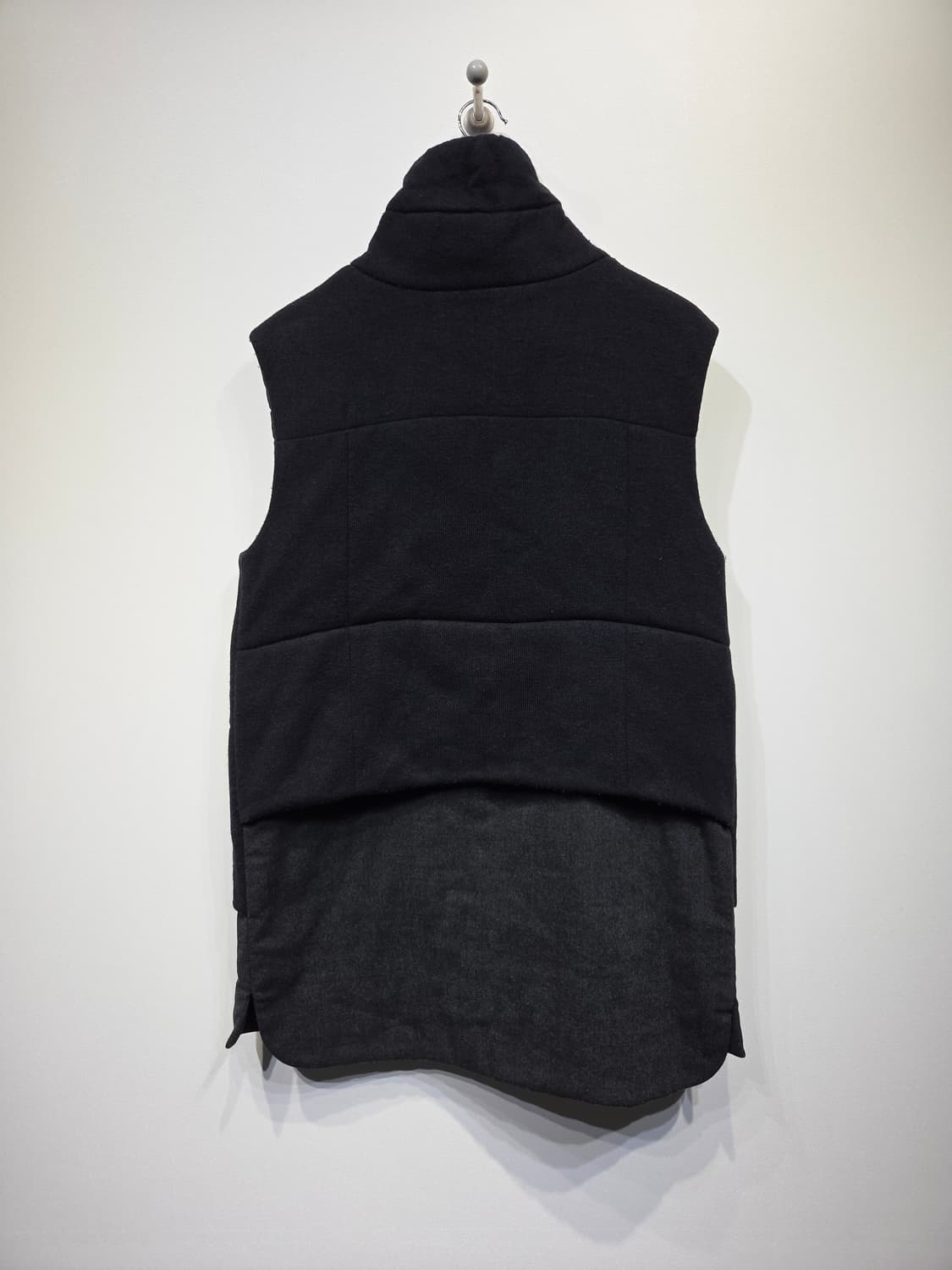 르베이지(LEBEIGE) 울 블렌드 하이넥 패딩 베스트 상품이미지5