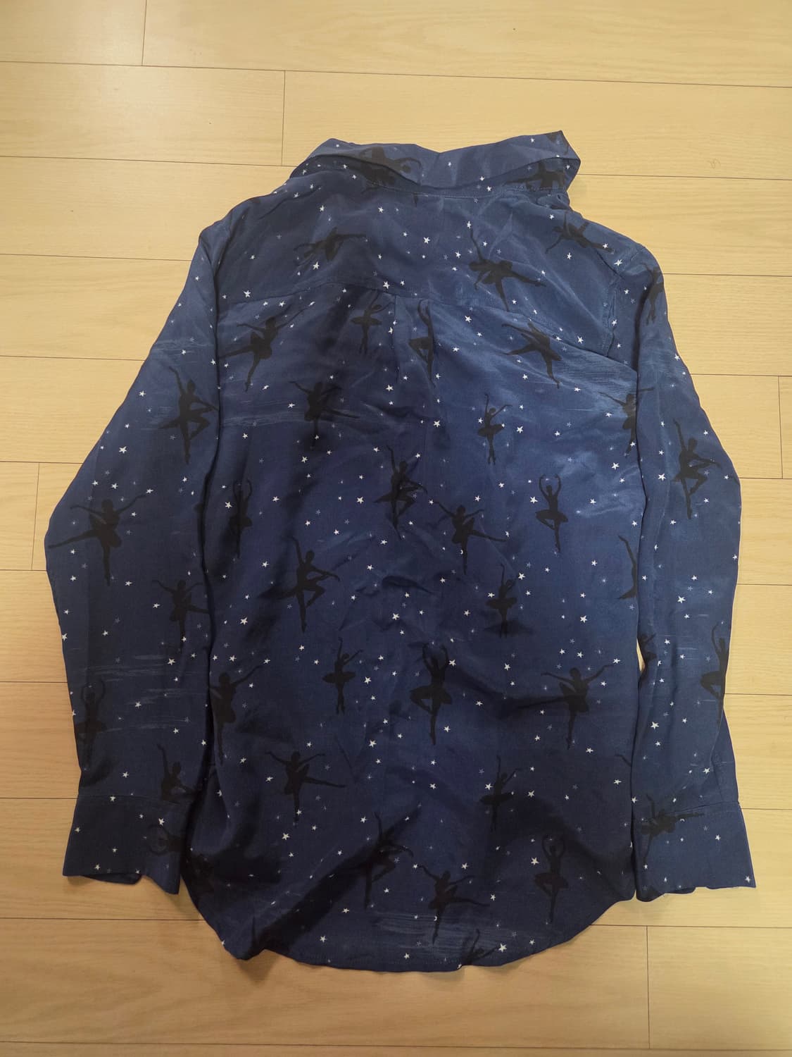 Equipment 고급 실크셔츠 하늘하늘 왕자 남방 발레리나 별 셔츠 상품이미지2