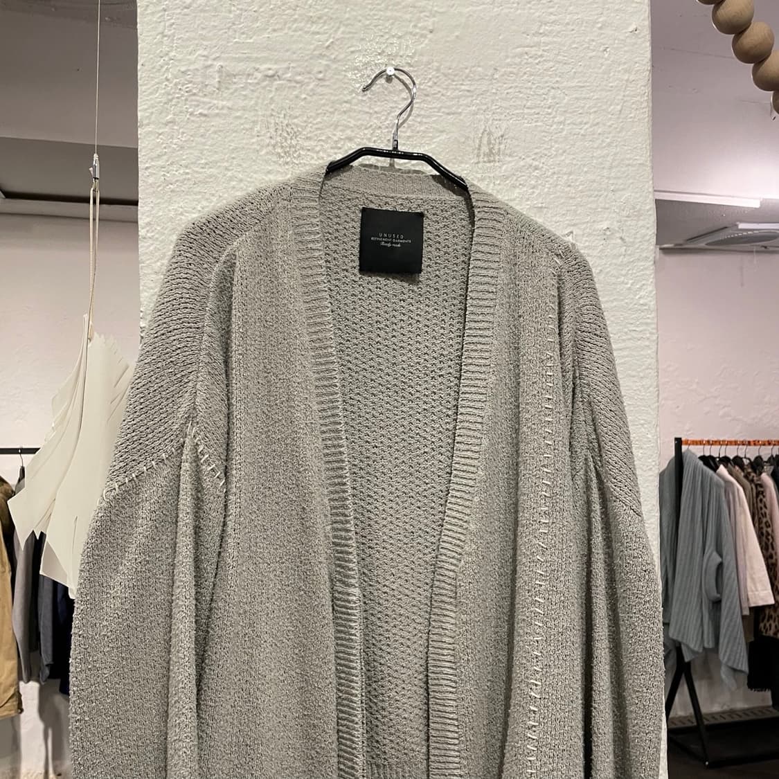 언유즈드 오버사이즈 가디건 상품이미지2