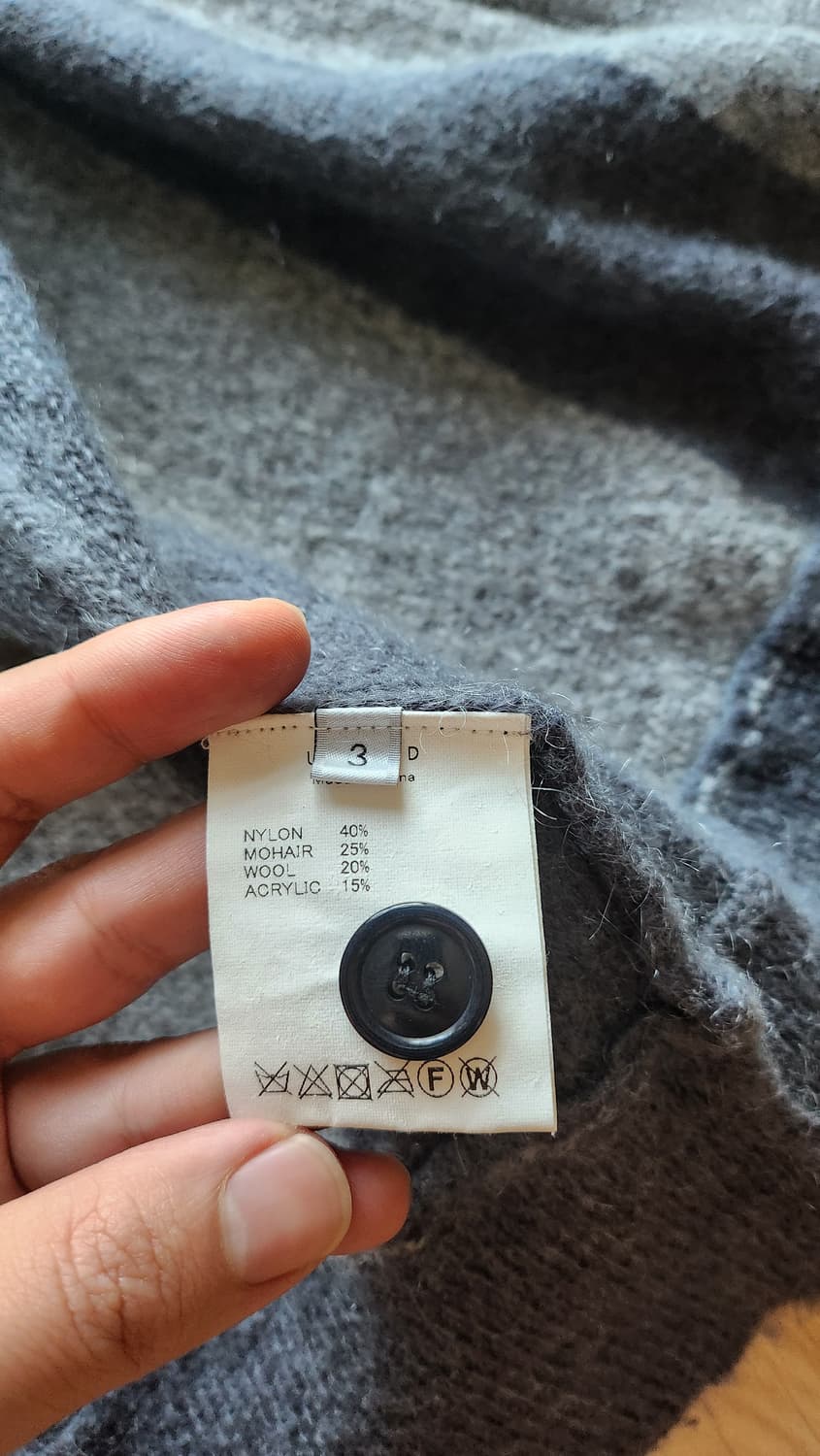 언유즈드 모헤어가디건 3 상품이미지5