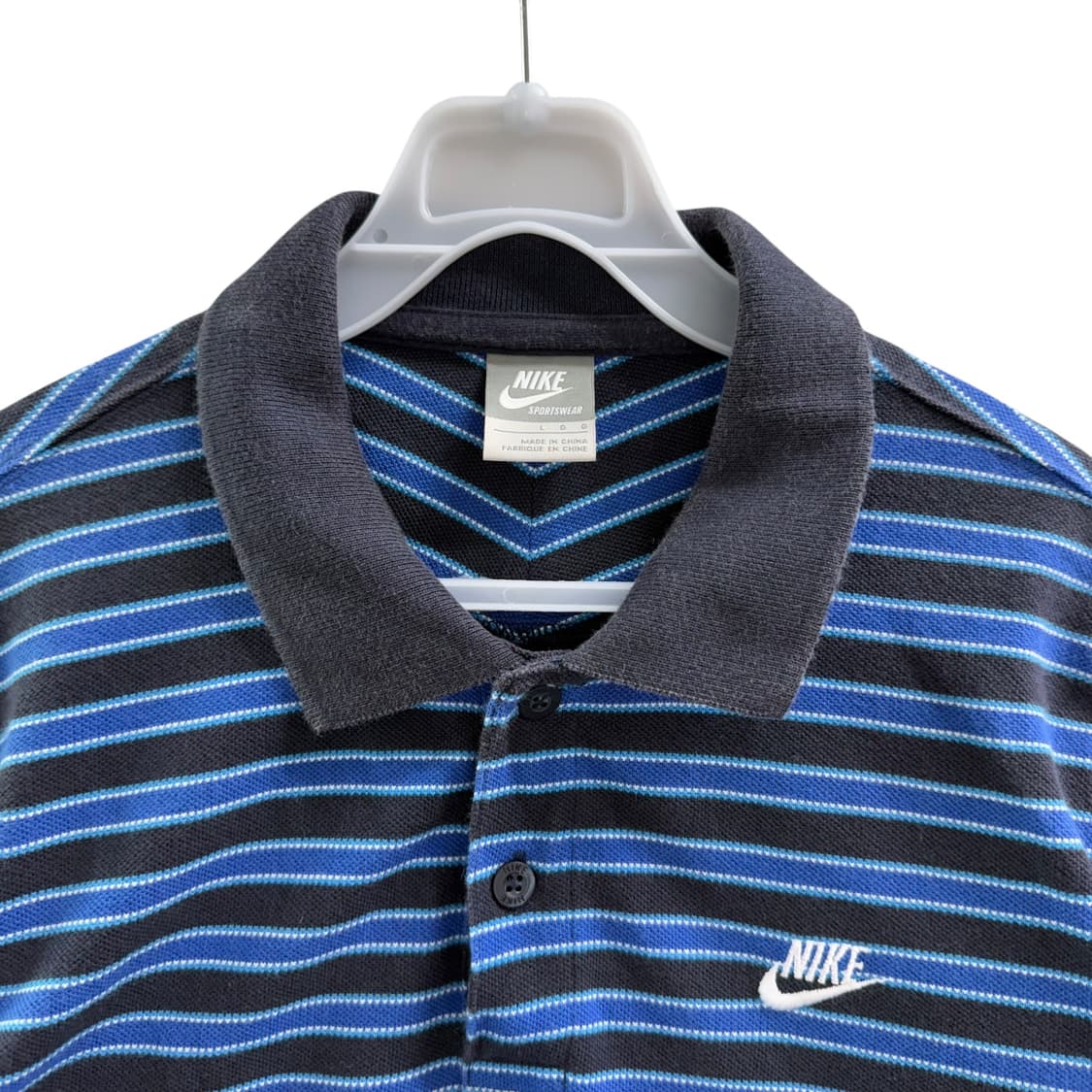 [L] 나이키 스트라이프 카라 반팔티 상품이미지5