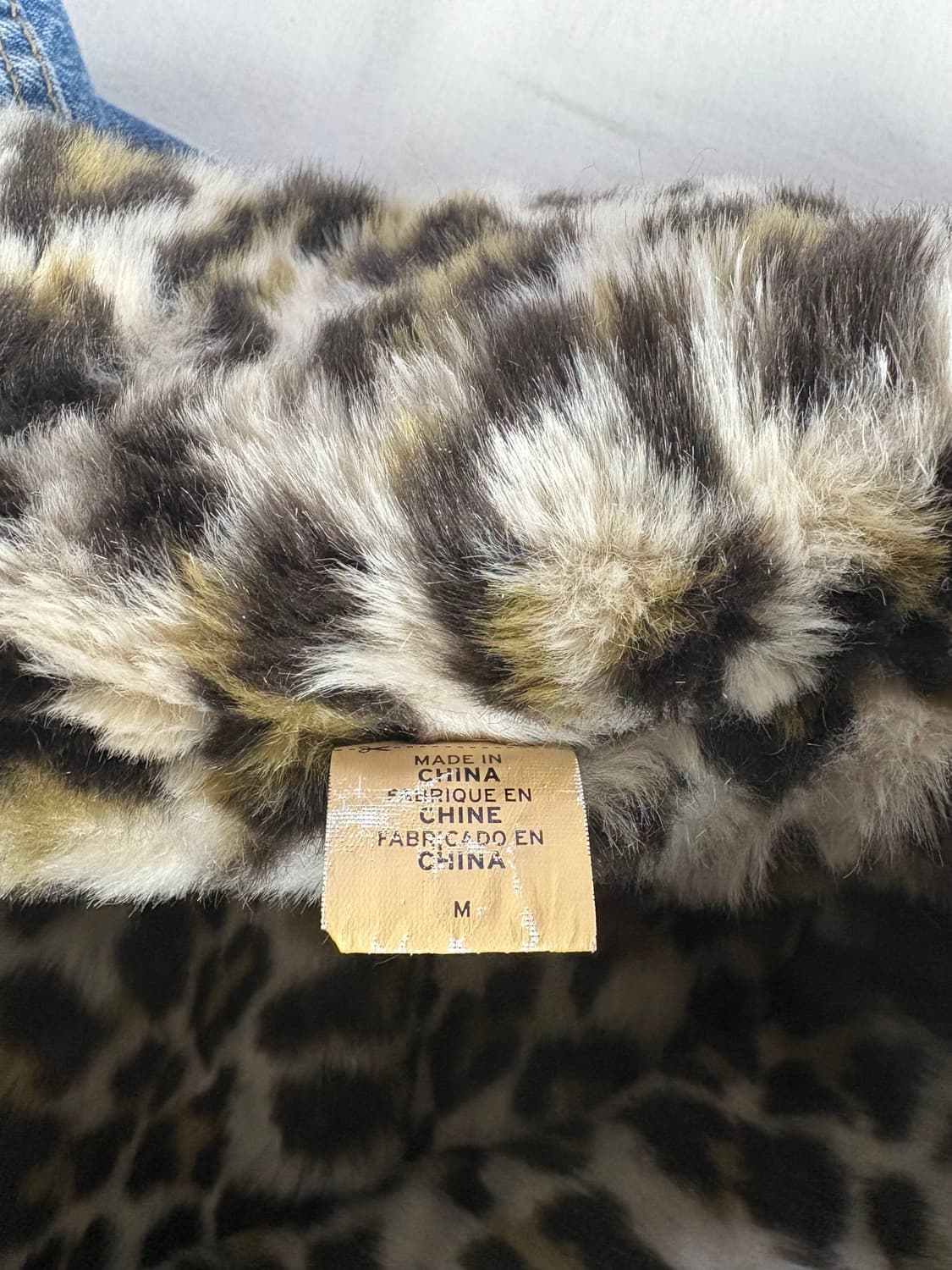 Levis 리바이스 리버시블 레오파드 데님 자켓 M 상품이미지6