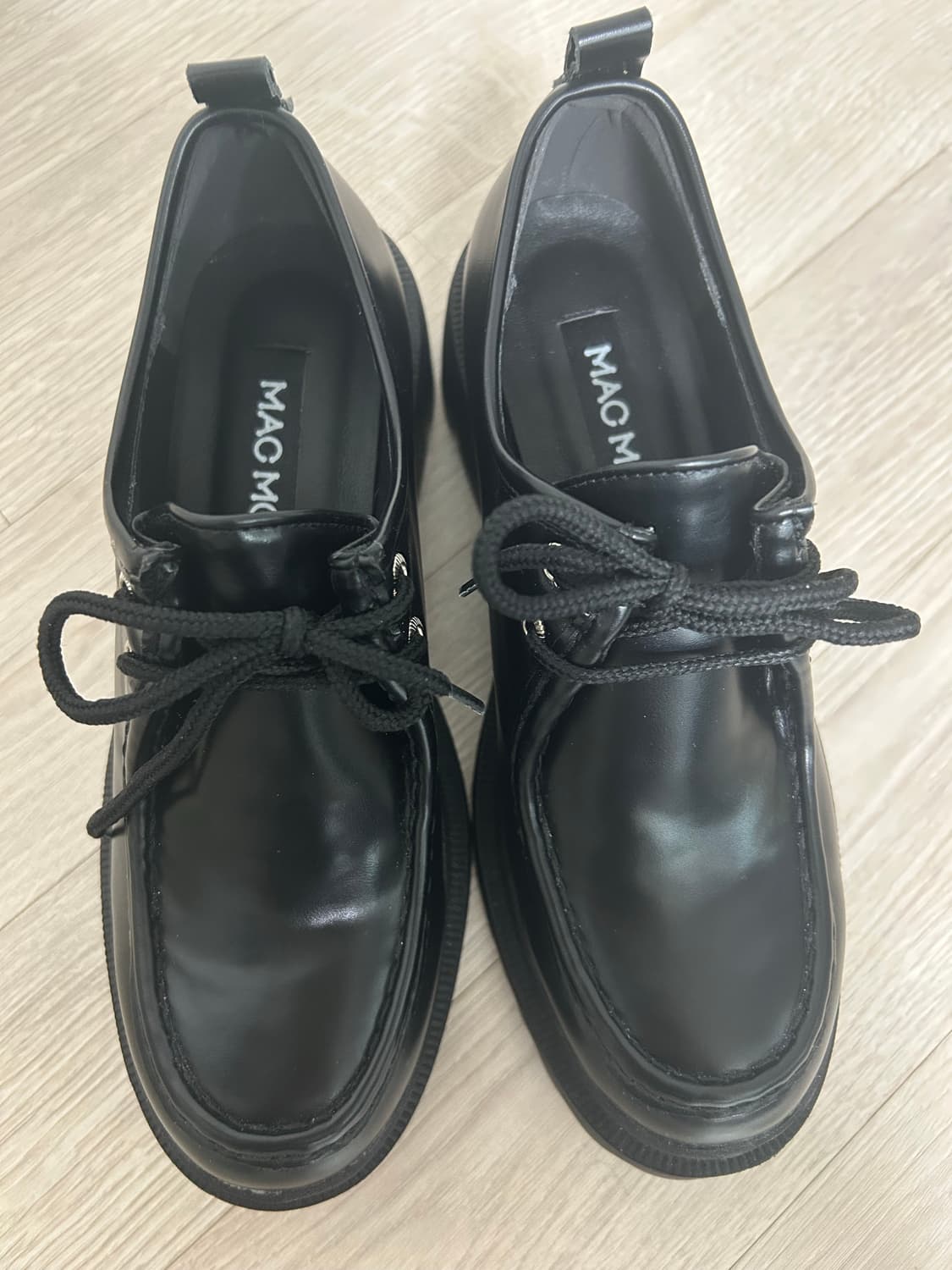 마크모크 anders black 235 콜프 청키 더비 로퍼 4cm 상품이미지4