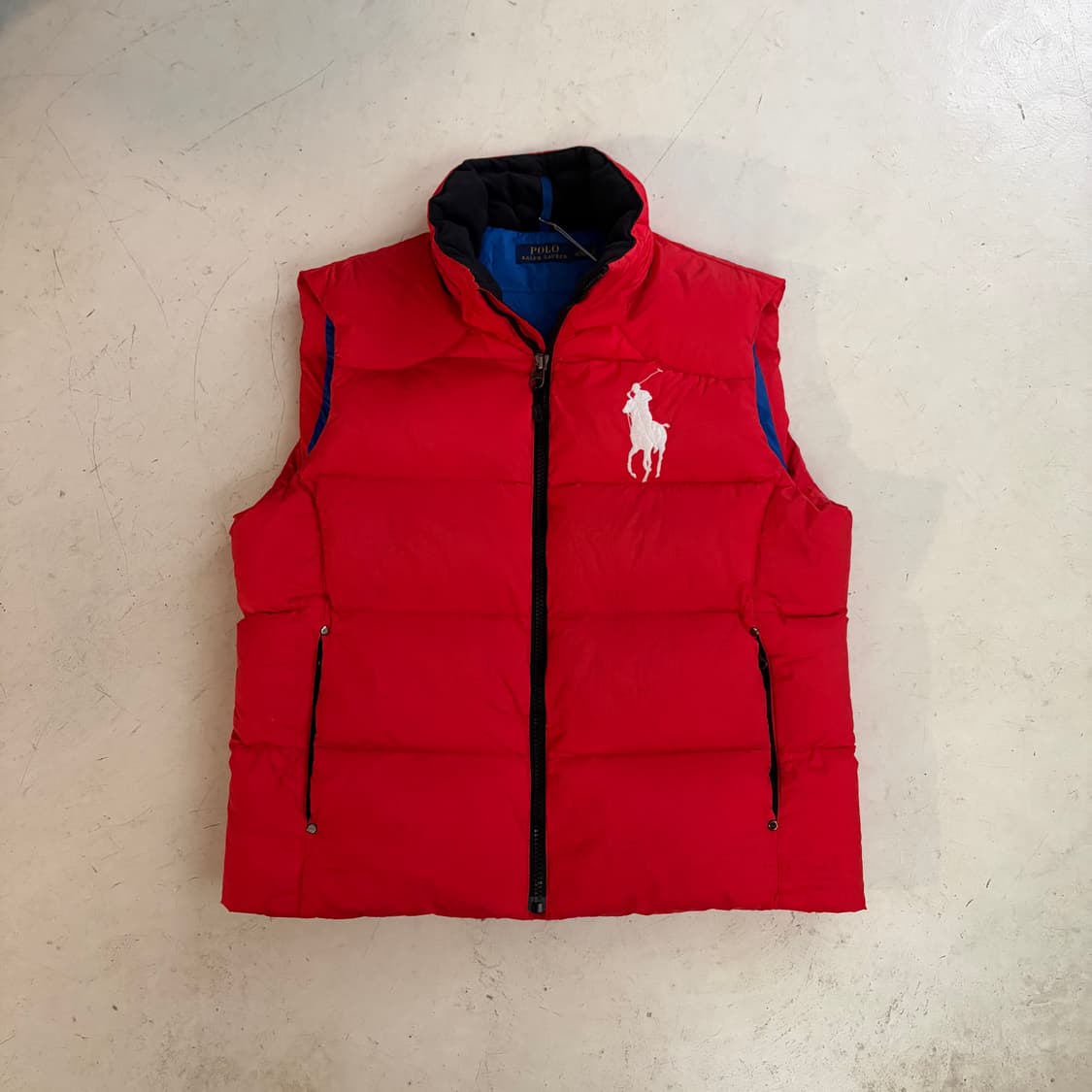 폴로 랄프로렌 빈티지 빅포니 조끼패딩 XL 상품이미지1