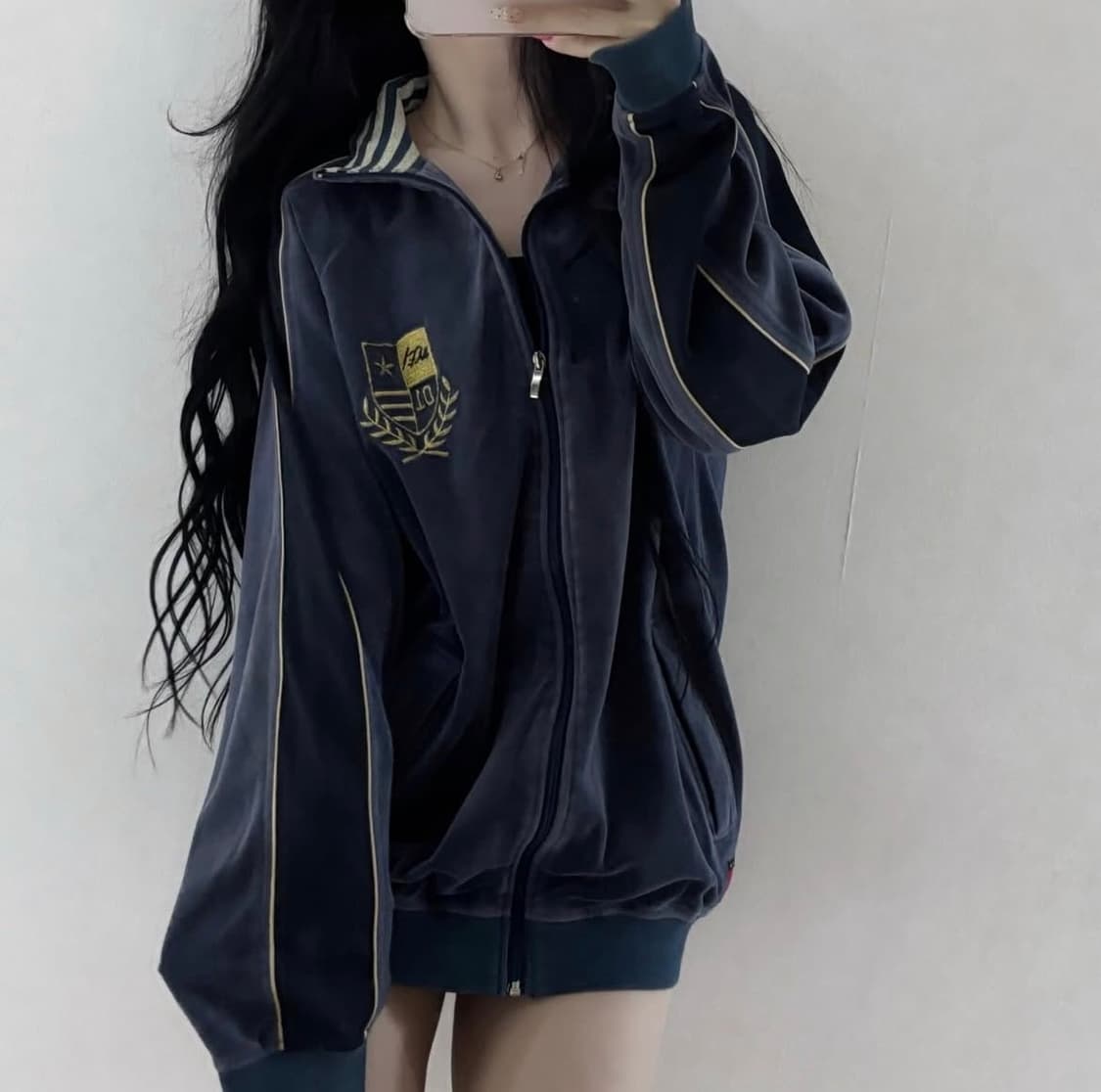 (구매) 마자플라바 Y2K 벨벳 져지 집업 구합니다 상품이미지1