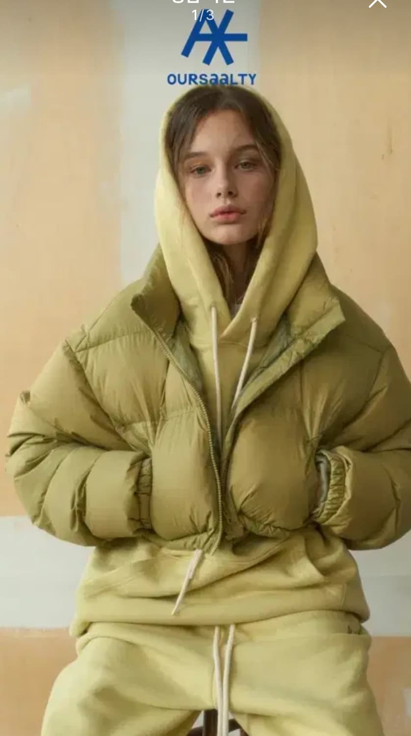 아우어솔티 크롭패딩 상품이미지1