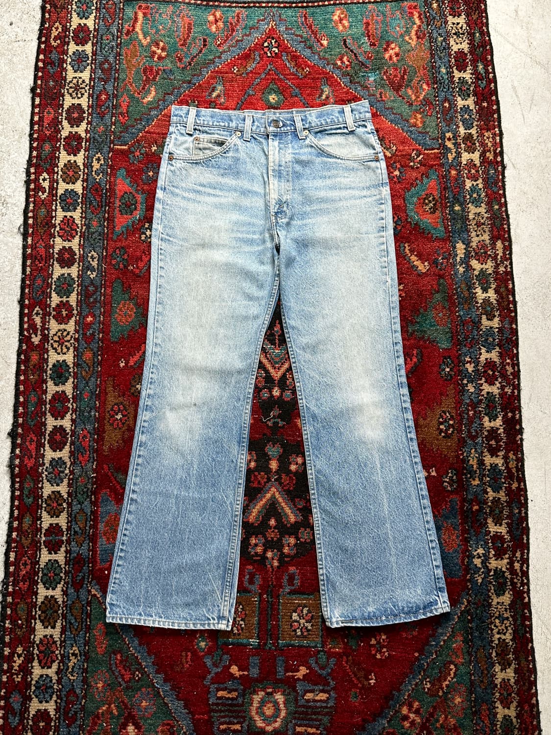 80’s USA Made 빈티지 리바이스 517 부츠컷 오렌지탭 상품이미지1