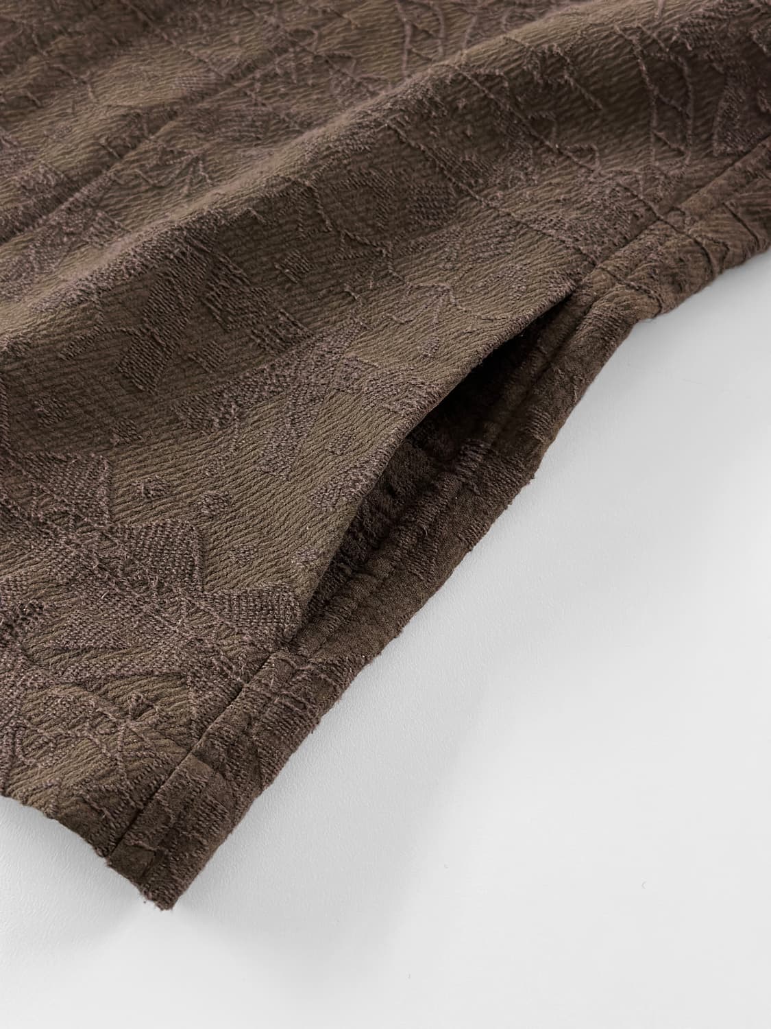 90~00s 플랜테이션 바이 이세이 미야케 텍스처드 브라운 자켓 상품이미지8