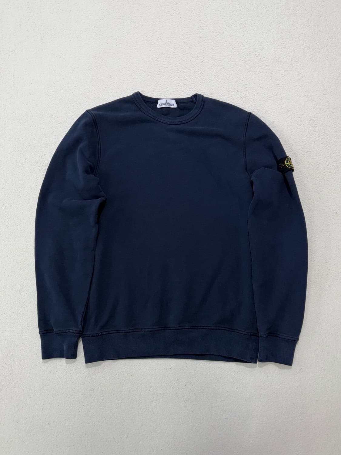스톤아일랜드 네이비 맨투맨 주니어 14사이즈(90-95) 상품이미지1