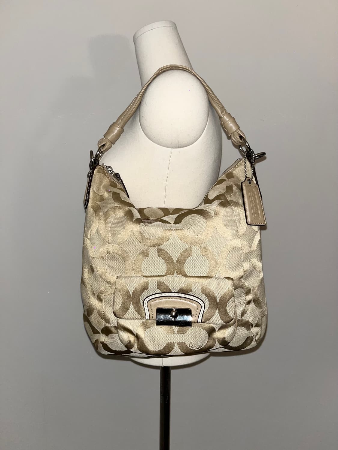 📦Old Coach beige shoulder bag 상품이미지1