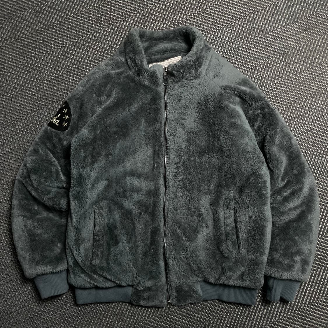 엑스톤즈 성조기 패치로고 쉐르파 플리스 자켓y 5080 상품이미지2