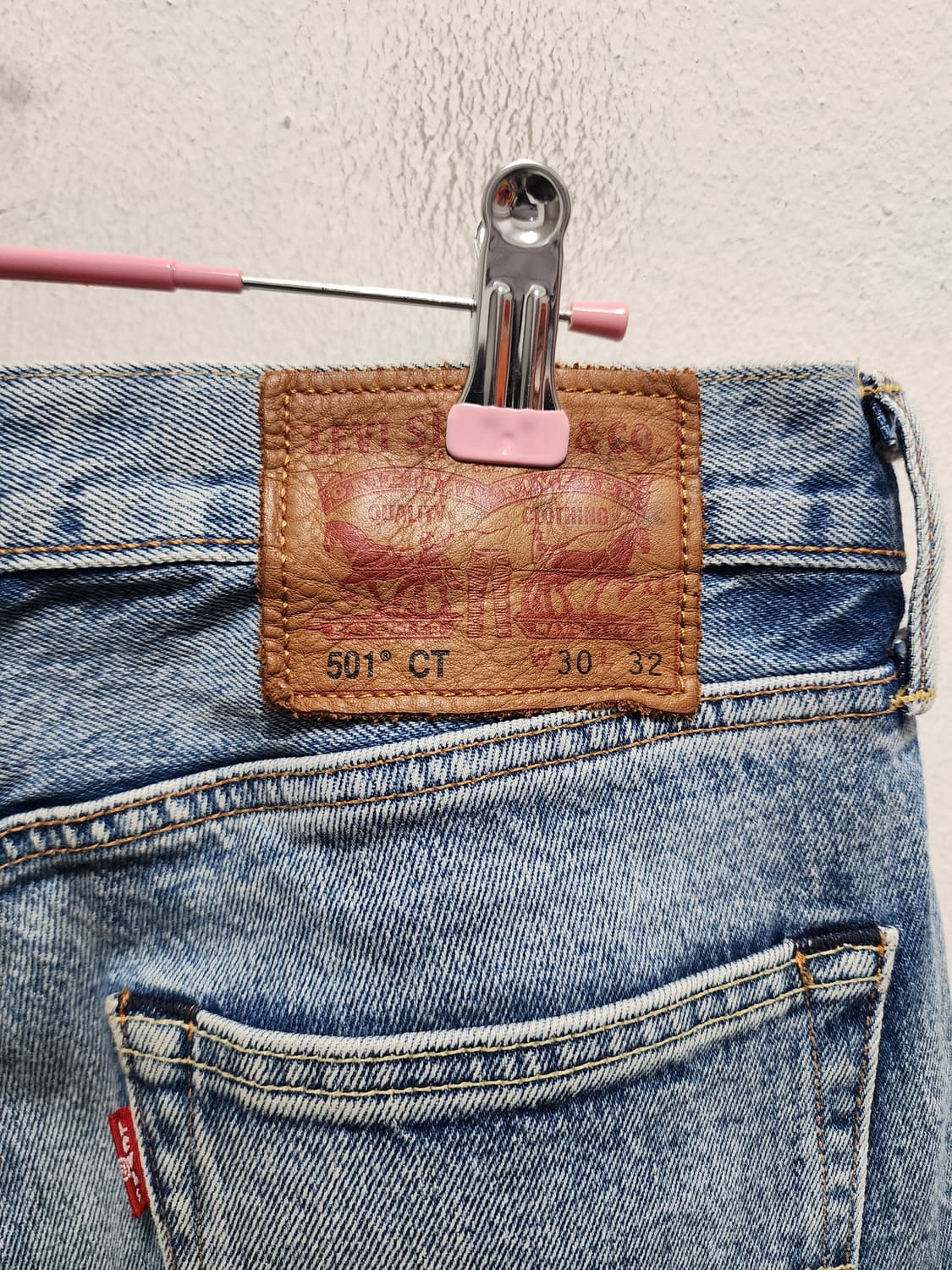 리바이스 501ct 컷팅진 청바지 상품이미지4