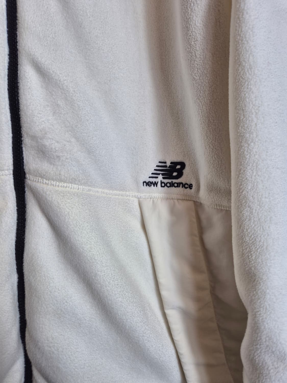 95 )뉴발란스 아이보리색 후드 양면 패딩 자켓 상품이미지7