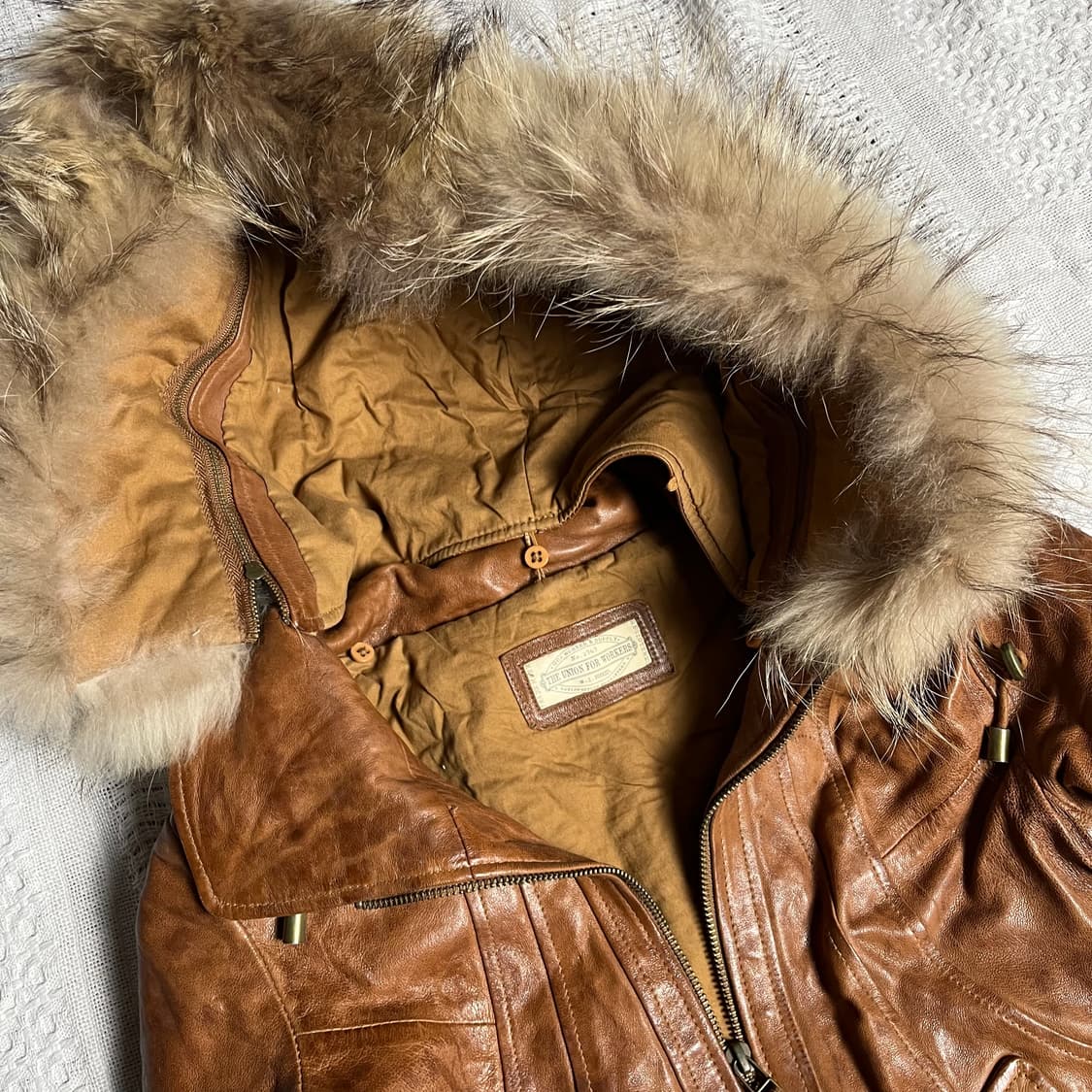 [G.O.A] 고아 울프죠 램스킨 자켓 상품이미지2