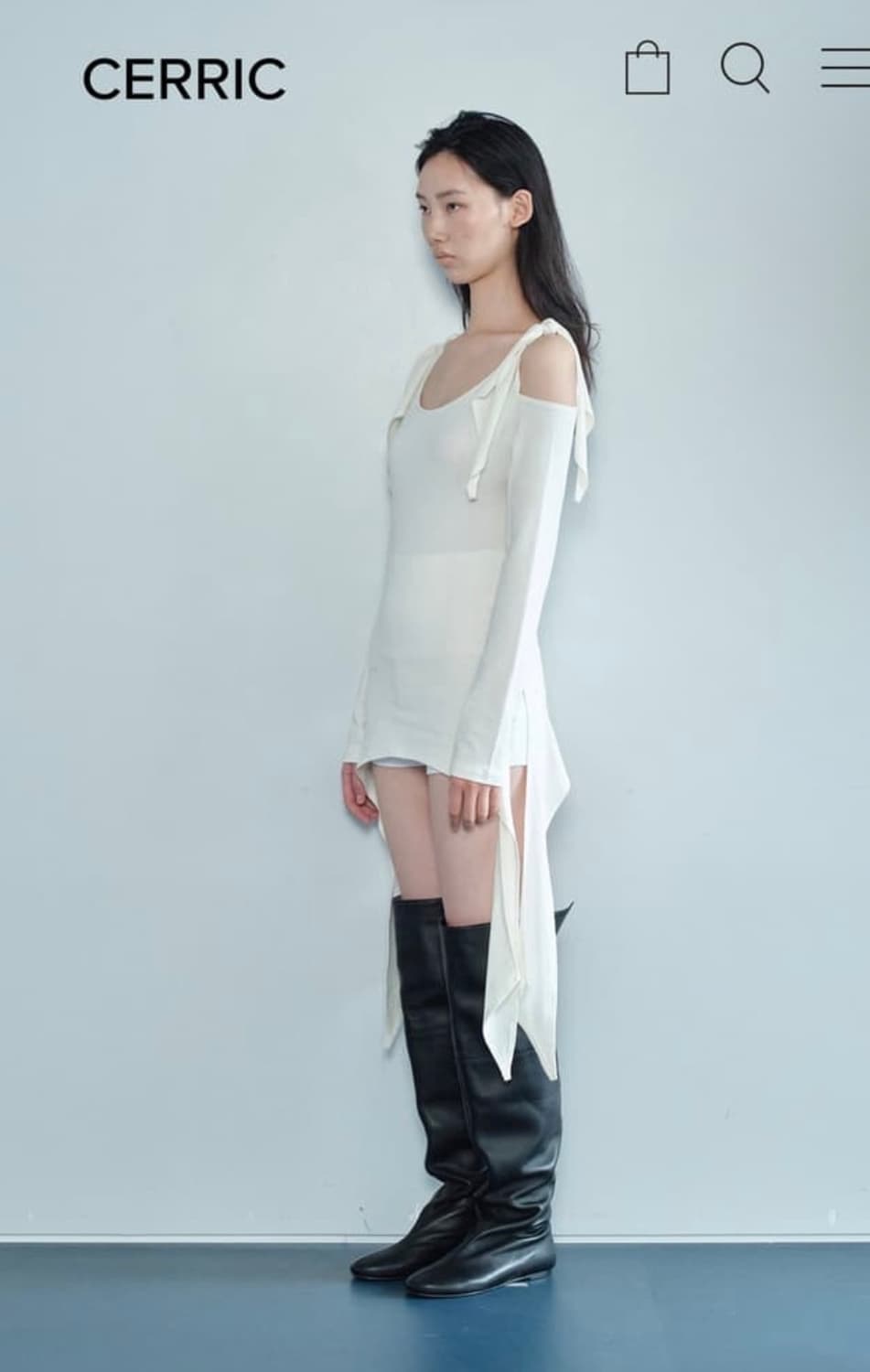 세릭 3way slit top 아이보리 상품이미지2