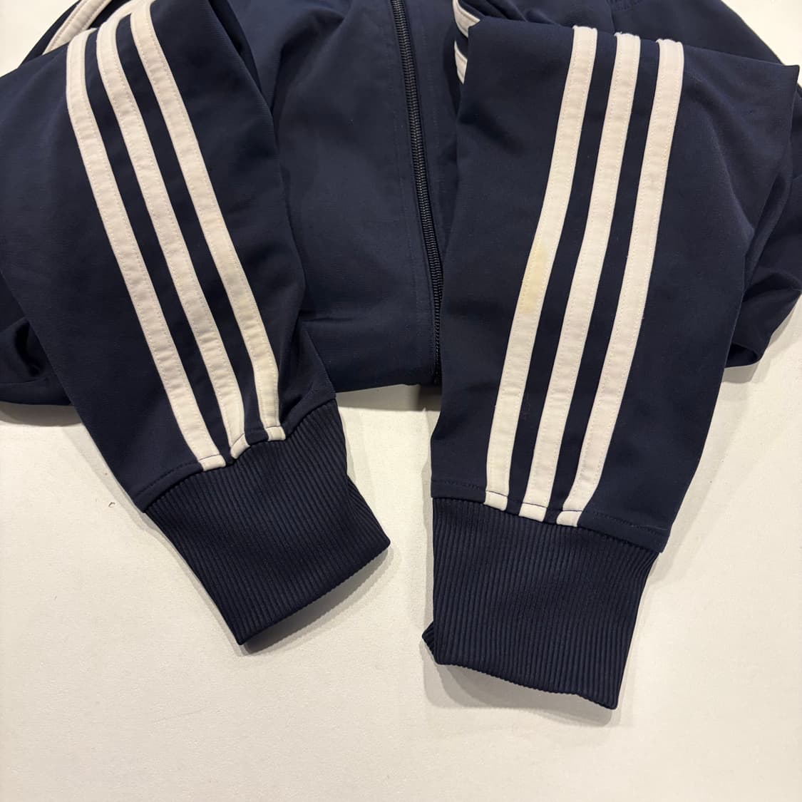 [90] 13s 아디다스 파이어버드 네이비 삼선 트랙탑 D846 상품이미지6