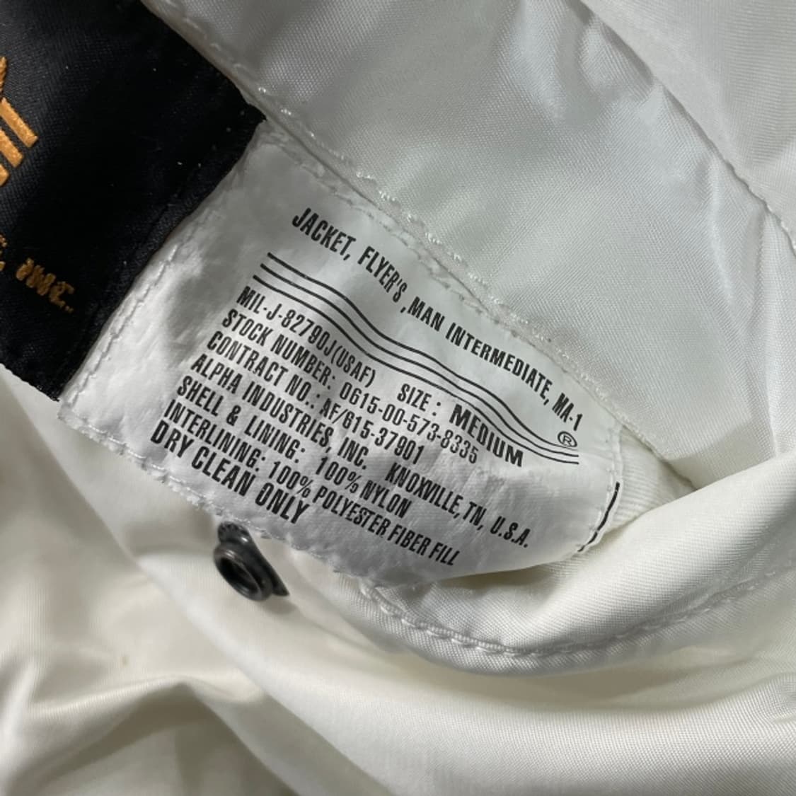 100 알파인더스트리 MA-1 항공점퍼  상품이미지4