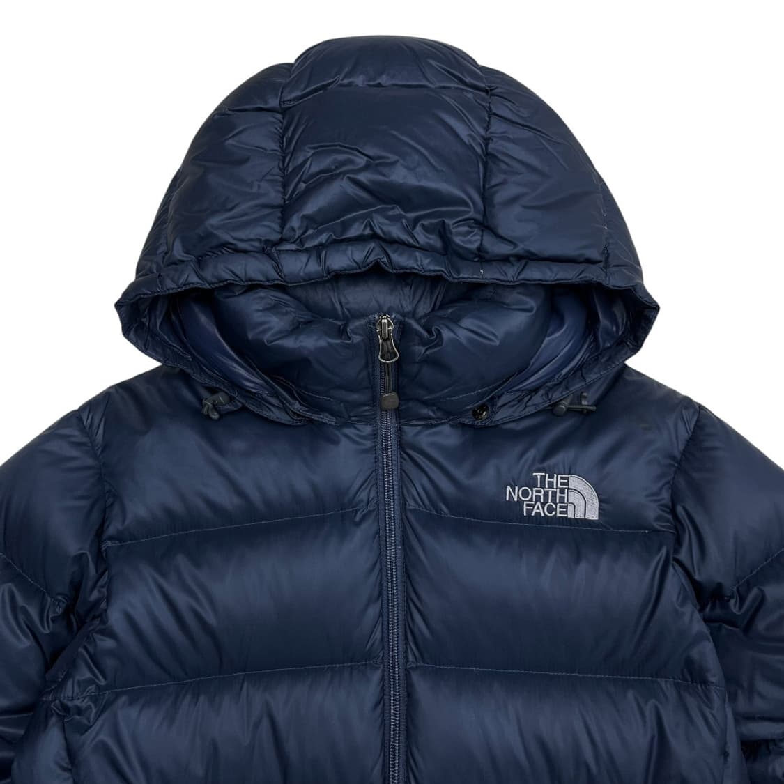 노스페이스 로고 네이비 후드 패딩 85 상품이미지5