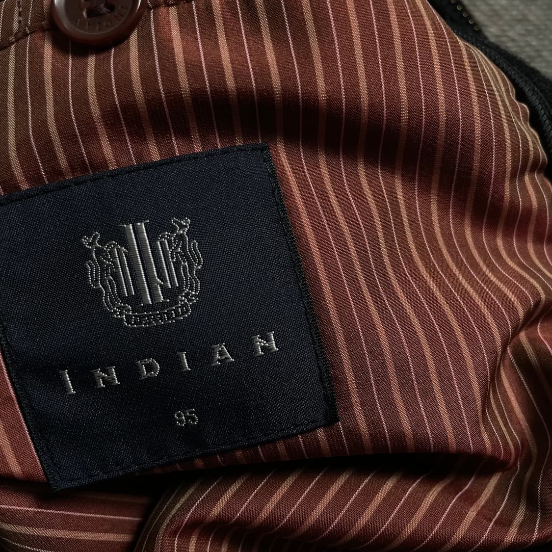 90s INDIAN 아카이브 캐시미어 혼방 블루종 자켓o 6177 상품이미지7