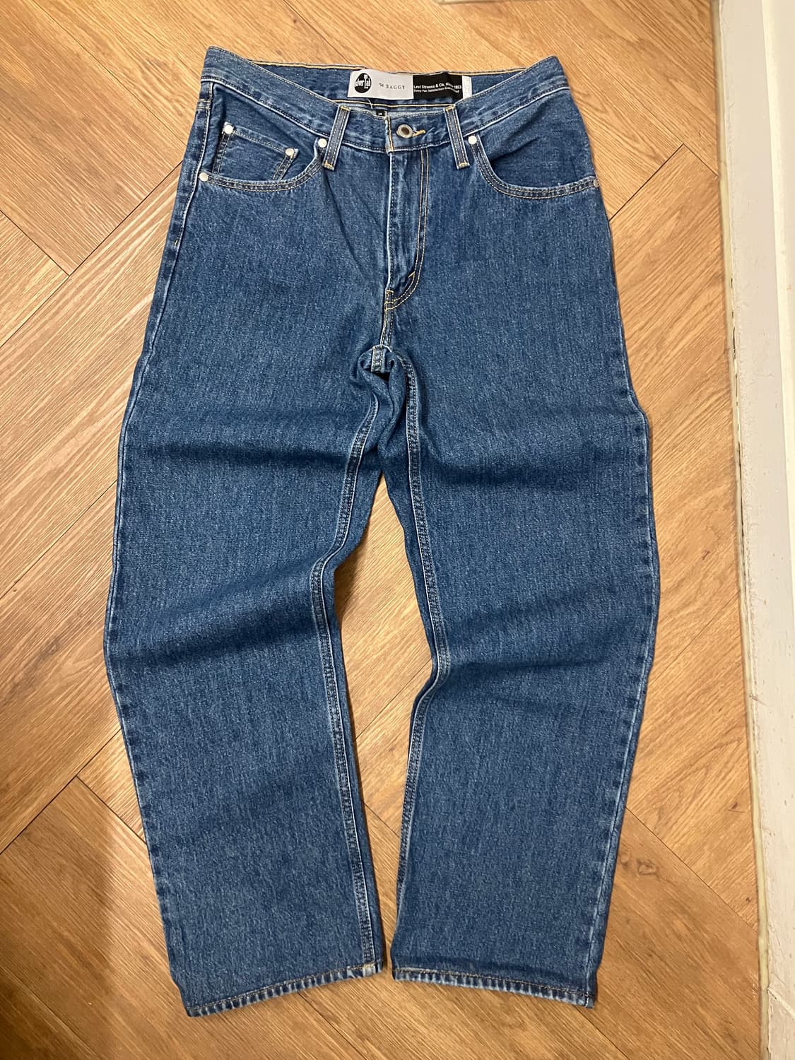 N176 리바이스 실버탭 배기 데님팬츠 청바지 상품이미지2