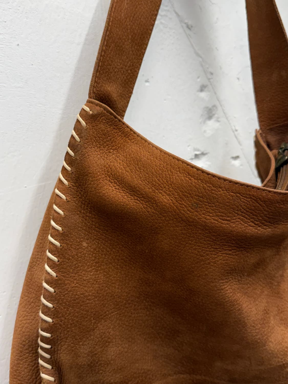 Italy Stitch Leather Hobo Bag 상품이미지4
