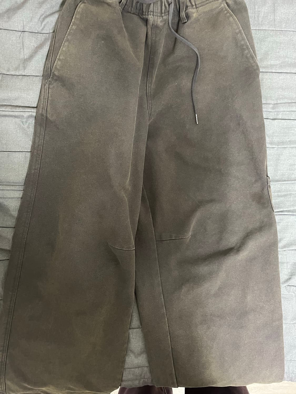 해칭룸 Over Duck Pants Washed Charcoal 3사이즈 상품이미지3