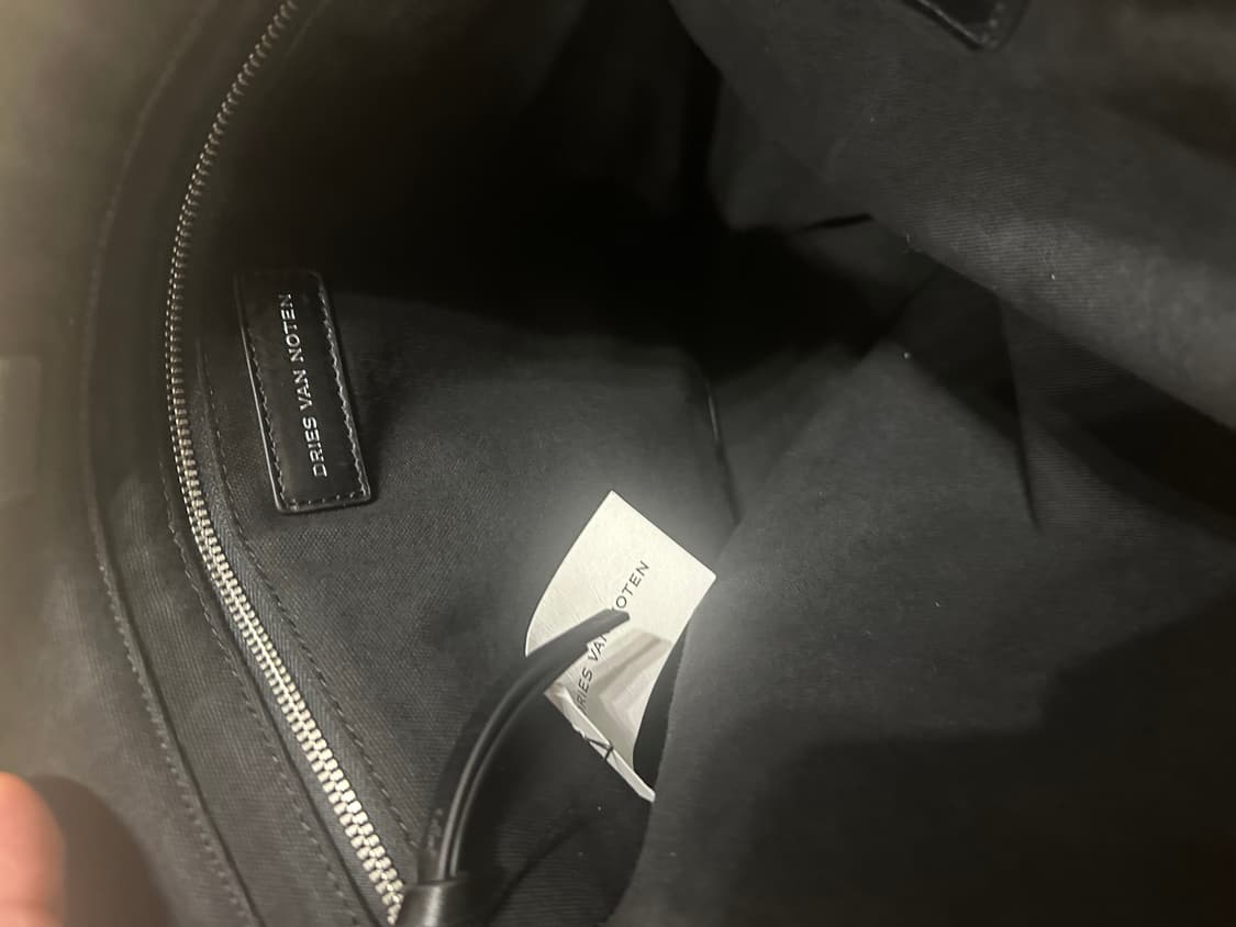 Dries van noten leather canvas bag 상품이미지3