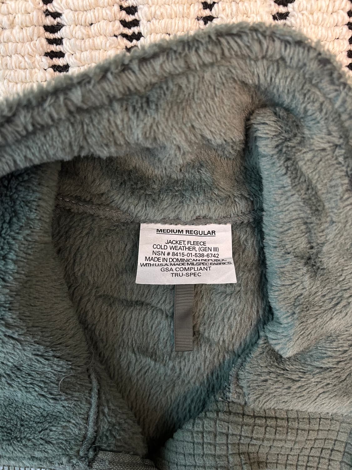 미군 (US army) 젠(gen) 3 플리스 자켓 상품이미지6