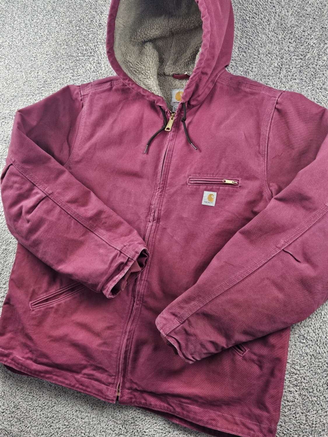 칼하트 WJ141 쉐르파 후드 시에라 워크 자켓 ( XL )/ 10648 상품이미지6