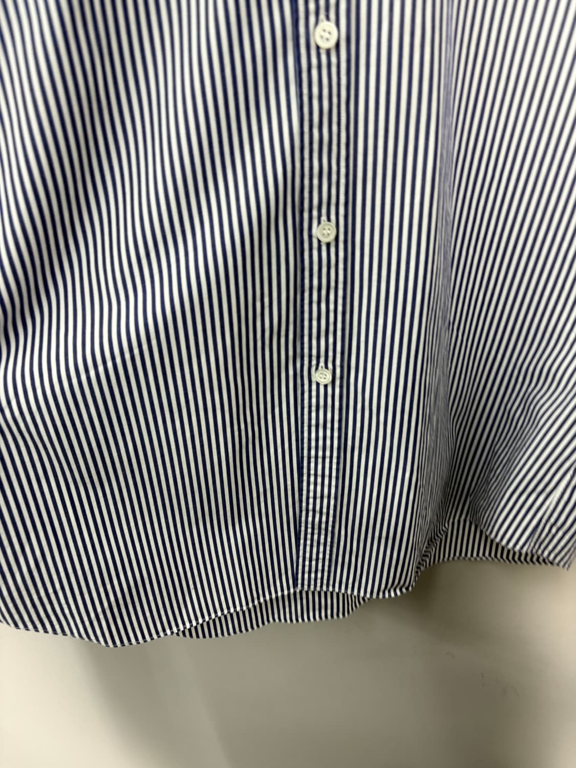 꼼데가르송 스트라이프 블랙하트 와펜 셔츠 A3801 상품이미지4