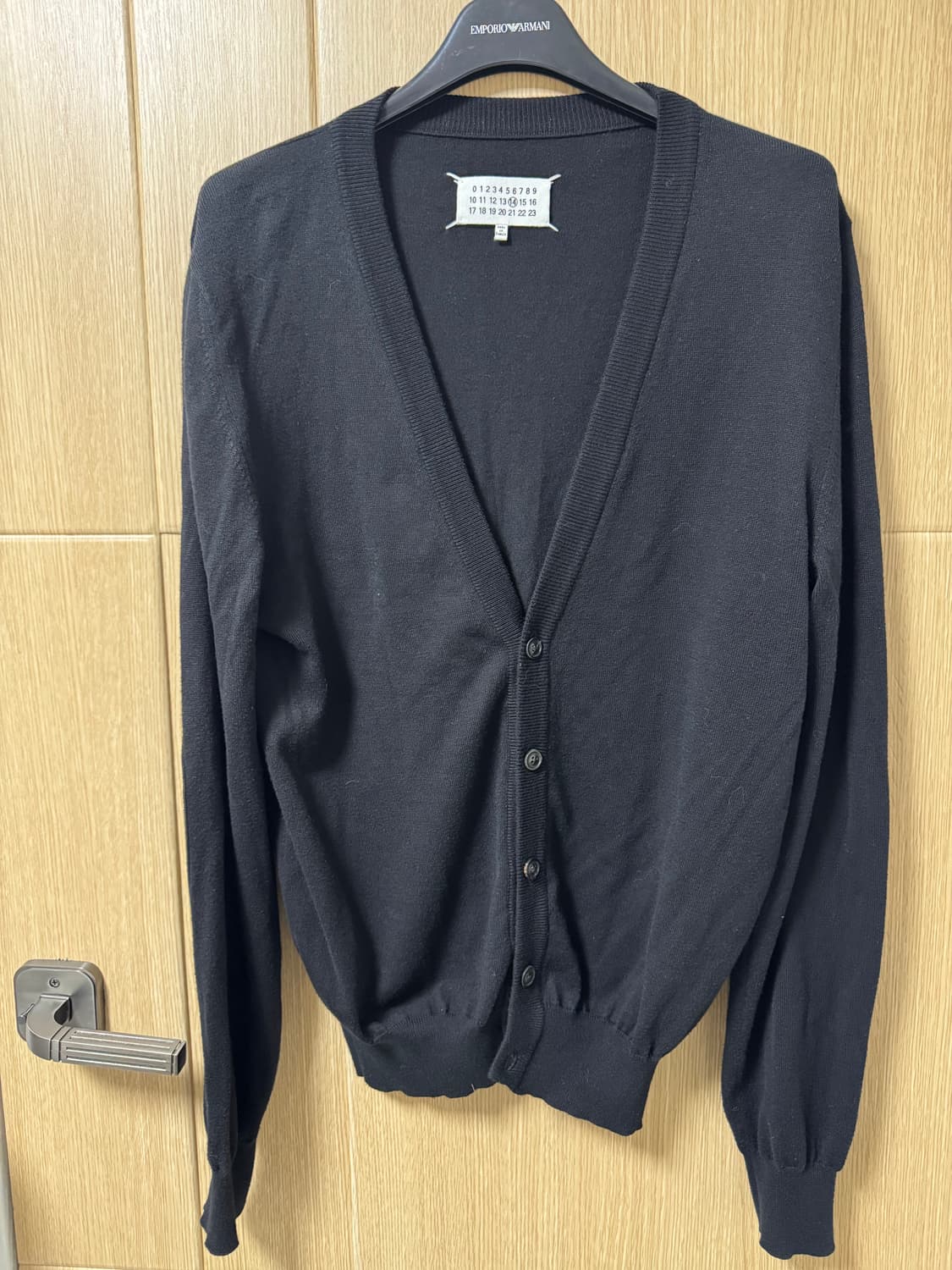 메종 마르지엘라 블랙 가디건M 상품이미지1