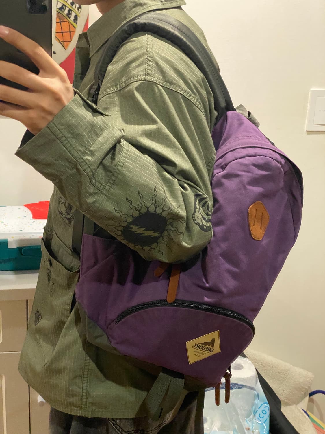 90s 올드 그레고리 구로고 트레일블레이저 데이 백팩 상품이미지3