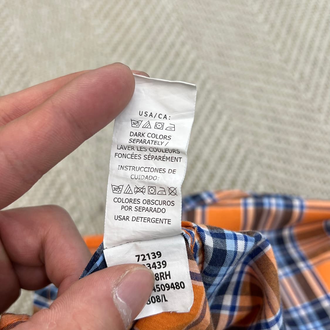 챕스랄프로렌 체크 하프 셔츠 r3810 상품이미지8