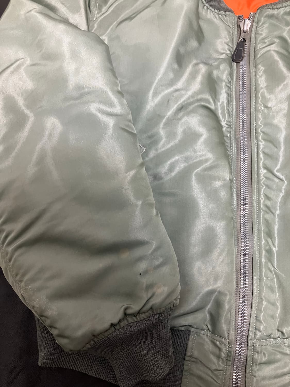 🇺🇸 60s 오리지널 MA-1 CC 크라운 D타입 스카이라인 클로딩  상품이미지7