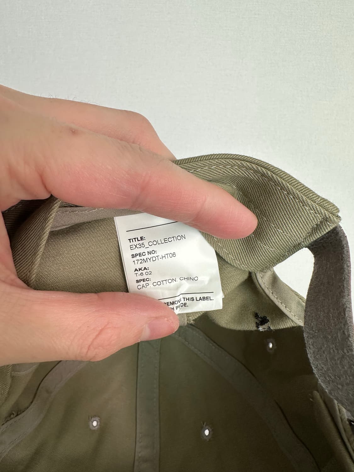 17 더블탭스 WTAPS T-6 02 모자 볼캡 상품이미지4