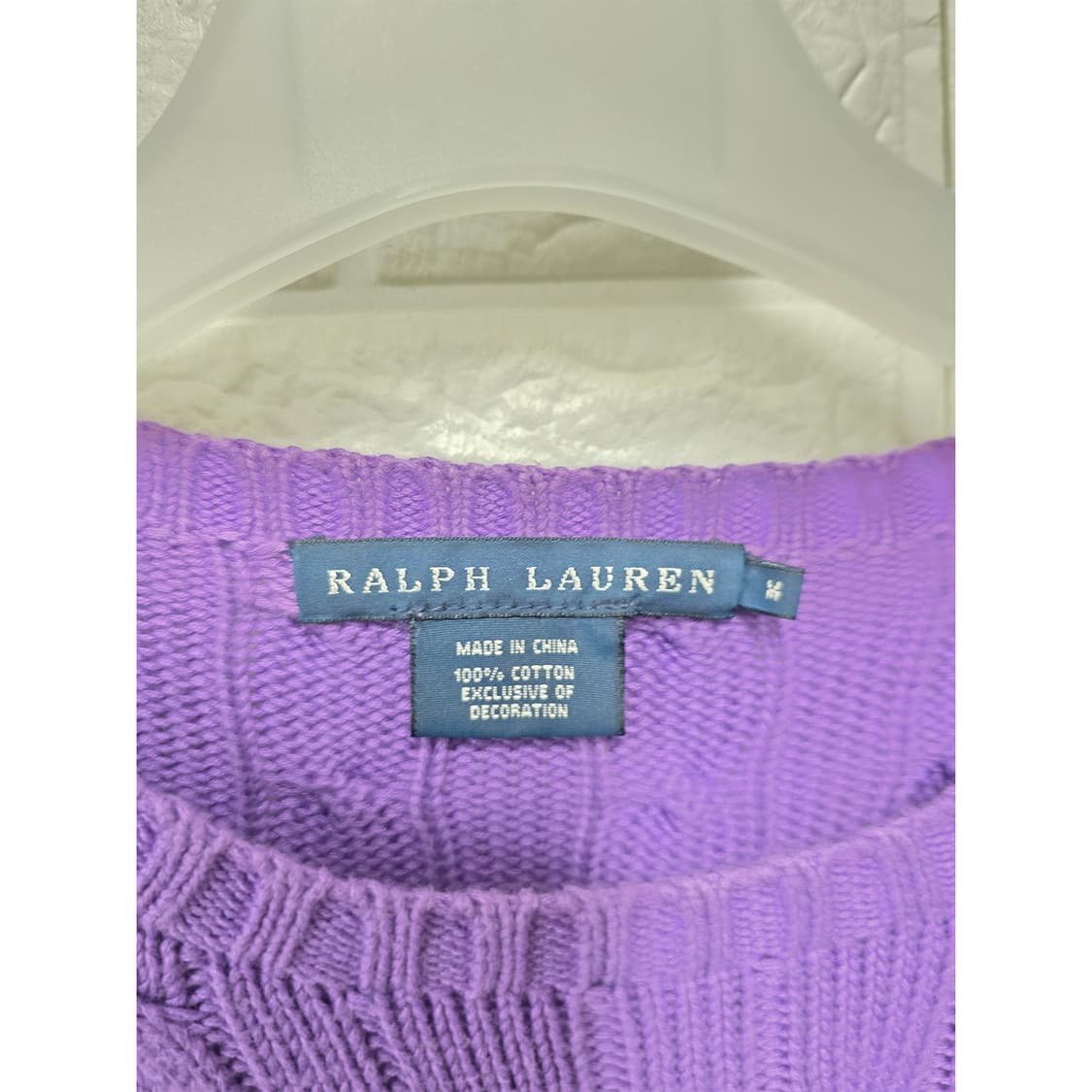 택포// 폴로랄프로렌 케이블 니트 M 상품이미지2