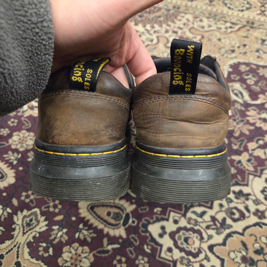 닥터마틴 리더 크레이지호스 브라운 uk7 260 상품이미지3