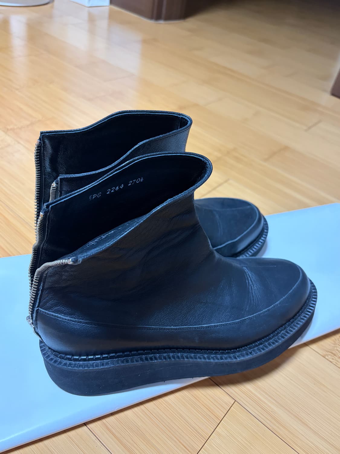 손신발 백지퍼 부츠 270 상품이미지5