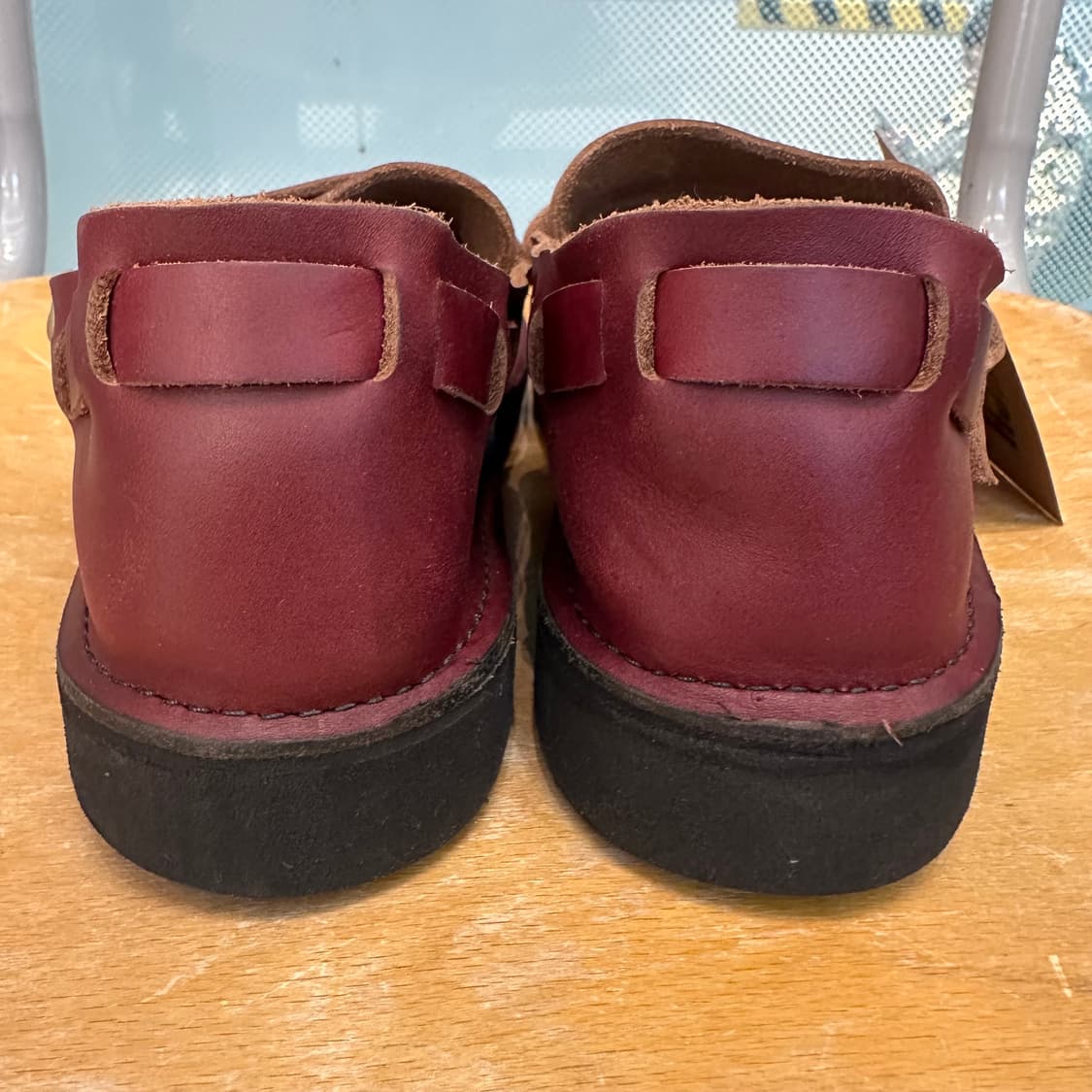 오로라슈즈 미들잉글리시 ‘버건디’ 상품이미지5