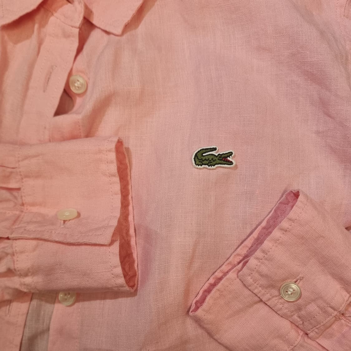 LACOSTE 라코스테 여성 마100% 셔츠 남방 상품이미지5